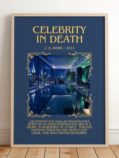 Celebrity In Death Minimalist Book Poster by J. D. Robb – image 2