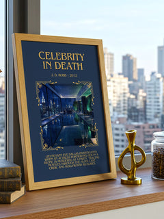 Celebrity In Death Minimalist Book Poster by J. D. Robb – image 3