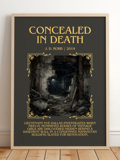 Concealed In Death Minimalist Book Poster by J. D. Robb – image 2