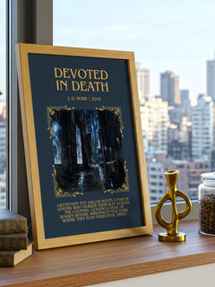 Devoted In Death Minimalist Book Poster by J. D. Robb – image 3