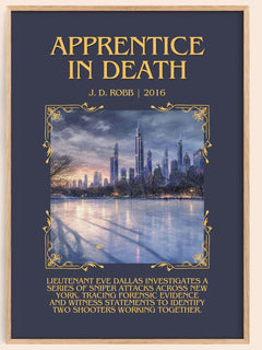 Apprentice In Death Minimalist Book Poster by J. D. Robb – image 1