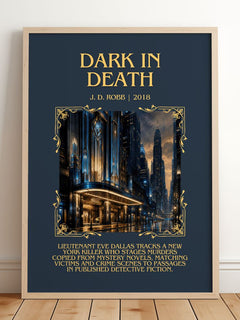 Dark In Death Minimalist Book Poster by J. D. Robb – image 2