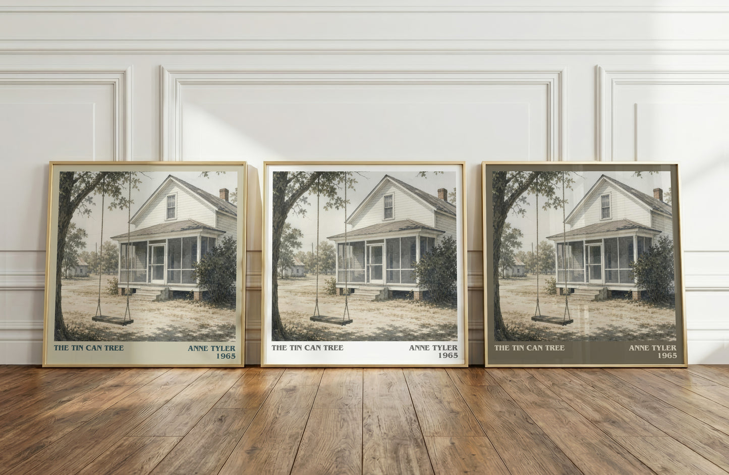 The Tin Can Tree literary art print colour and style options – Anne Tyler book art