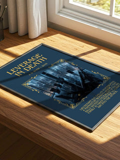Leverage In Death Minimalist Book Poster by J. D. Robb – image 4