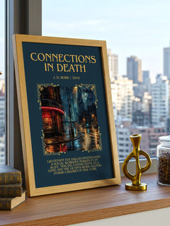 Connections In Death Minimalist Book Poster by J. D. Robb – image 3