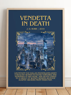 Vendetta In Death Minimalist Book Poster by J. D. Robb – image 2