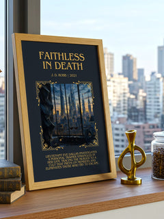 Faithless In Death Minimalist Book Poster by J. D. Robb – image 3