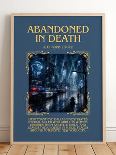 Abandoned In Death Minimalist Book Poster by J. D. Robb – image 2