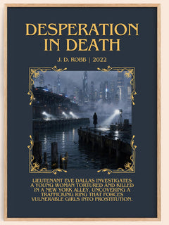 Desperation In Death Minimalist Book Poster by J. D. Robb – image 1