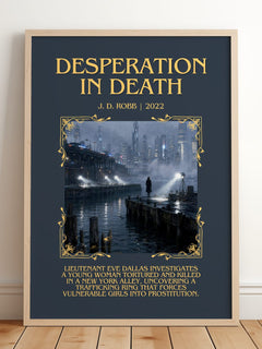 Desperation In Death Minimalist Book Poster by J. D. Robb – image 2