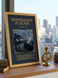 Desperation In Death Minimalist Book Poster by J. D. Robb – image 3