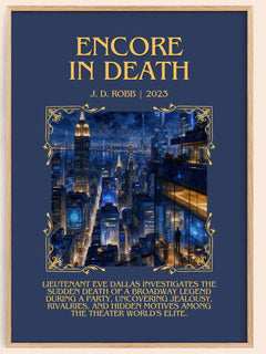 Encore In Death Minimalist Book Poster by J. D. Robb – image 1
