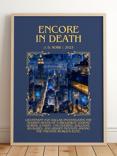 Encore In Death Minimalist Book Poster by J. D. Robb – image 2