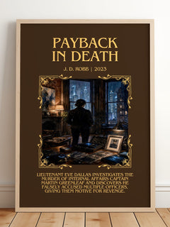 Payback In Death Minimalist Book Poster by J. D. Robb – image 2
