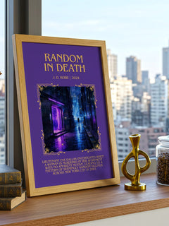 Random In Death Minimalist Book Poster by J. D. Robb – image 3