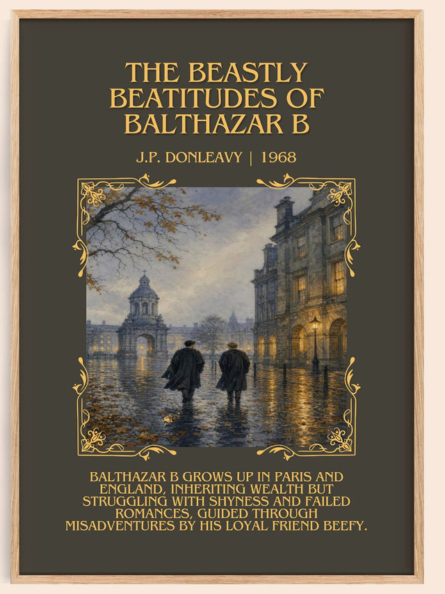 Beastly Beatitudes Of Balthazar B Minimalist Book Poster – J. Donleavy