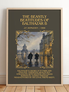 Beastly Beatitudes Of Balthazar B Minimalist Book Poster – J. Donleavy – image 2