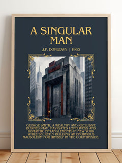 A Singular Man Minimalist Book Poster by J.P. Donleavy – image 2