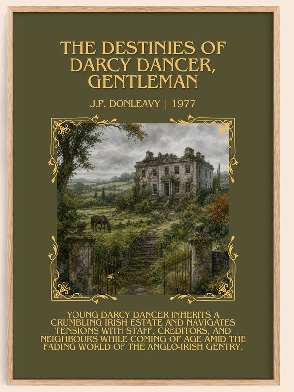 Destinies Of Darcy Dancer, Gentleman Minimalist Book Poster – book poster