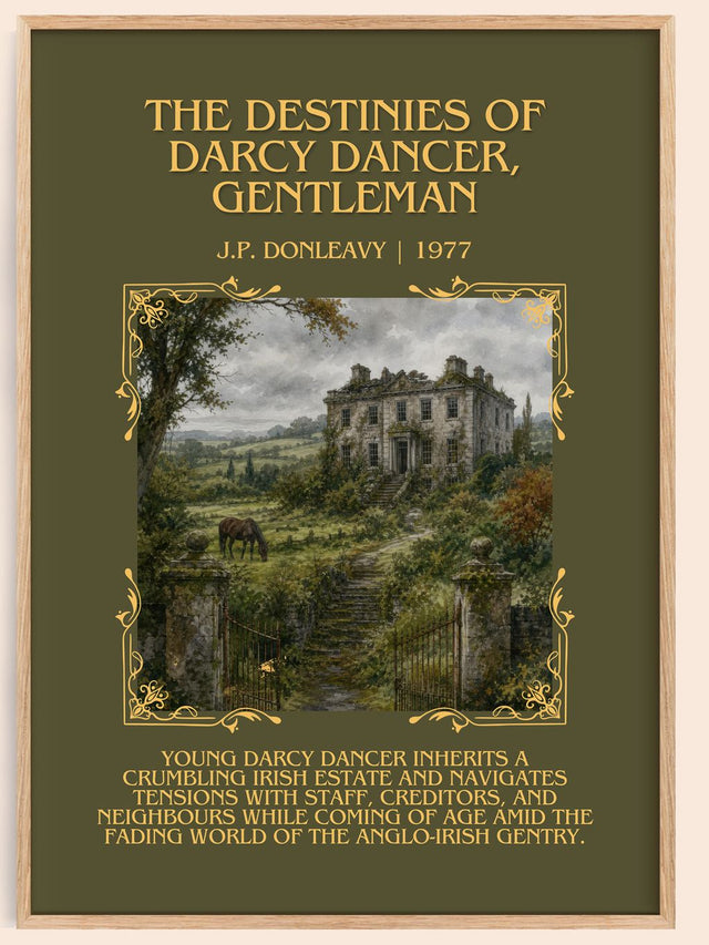 Destinies Of Darcy Dancer, Gentleman Minimalist Book Poster – J.