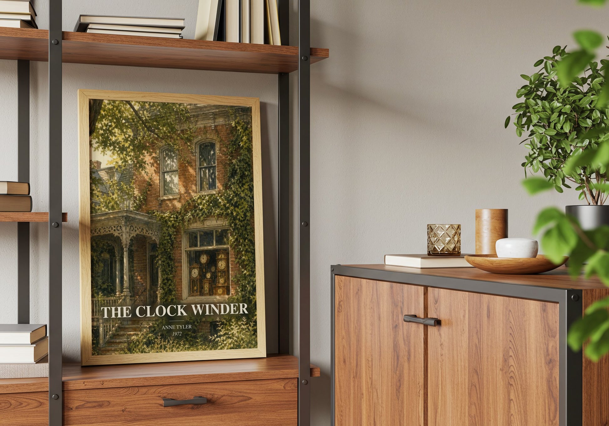 The Clock Winder book watercolour illustration paper finish options – matte satin gloss