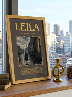 Leila Minimalist Book Poster by J.P. Donleavy – image 3
