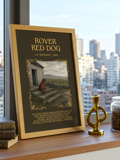 Rover Red Dog Minimalist Book Poster by J.P. Donleavy – image 3