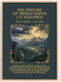 History Of Middle-Earth (12 Volumes) Minimalist Book Poster – J. – image 1