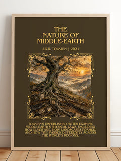 The Nature Of Middle-Earth Minimalist Book Poster by J.R.R. Tolkien – image 2