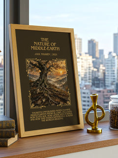 The Nature Of Middle-Earth Minimalist Book Poster by J.R.R. Tolkien – image 3