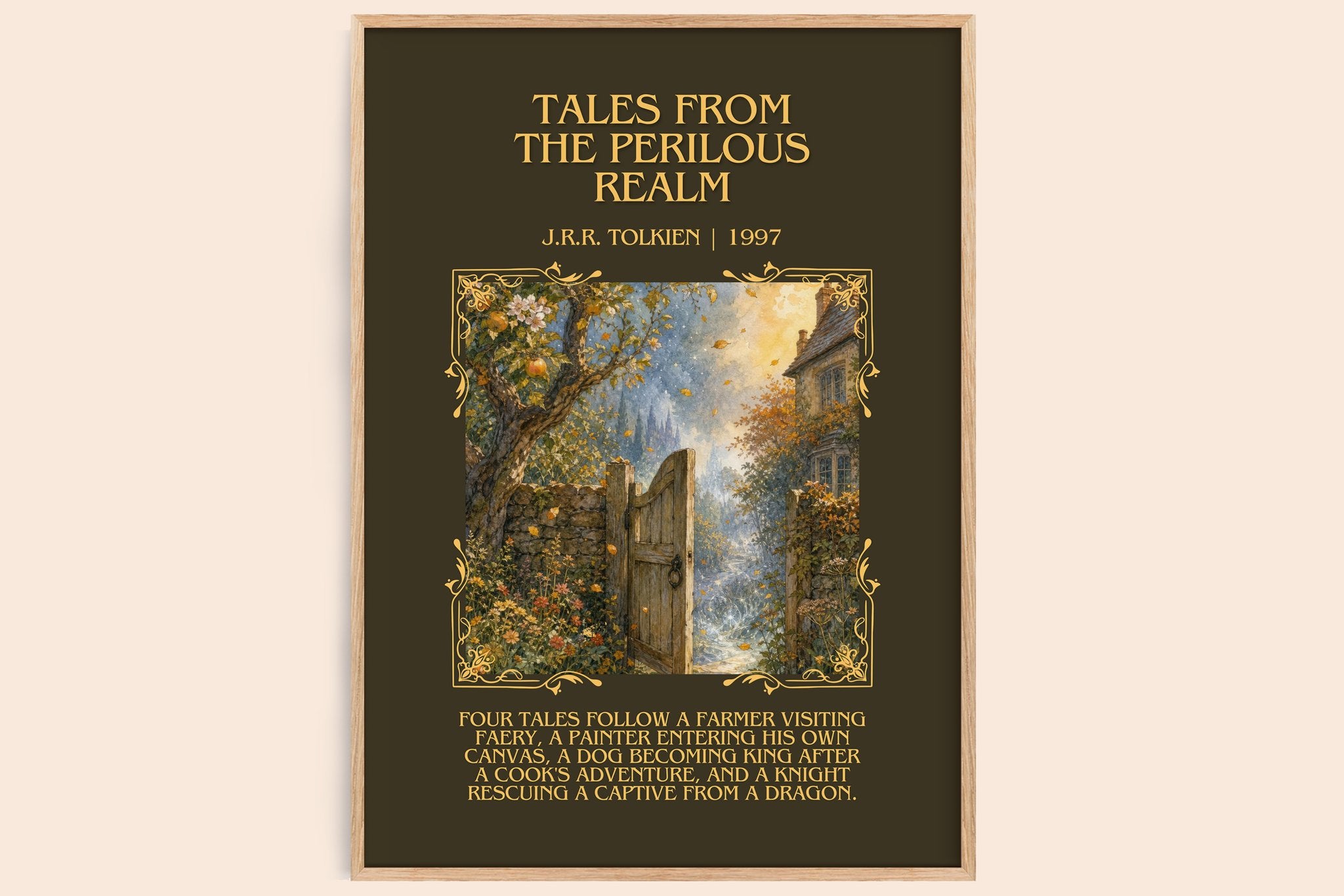 Tales From The Perilous Realm Minimalist Book Poster by J.R.R. Tolkien