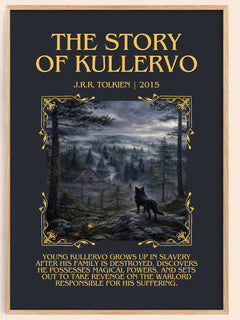 The Story Of Kullervo Minimalist Book Poster by J.R.R. Tolkien – image 1