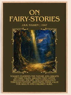On Fairy-Stories Minimalist Book Poster by J.R.R. Tolkien – image 1