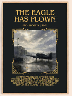 The Eagle Has Flown Minimalist Book Poster by Jack Higgins – image 1