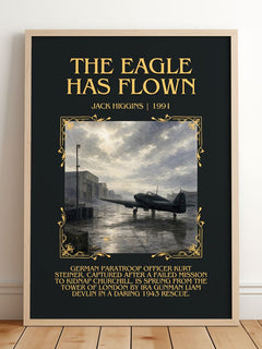 The Eagle Has Flown Minimalist Book Poster by Jack Higgins – image 2