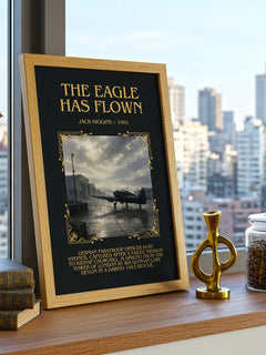 The Eagle Has Flown Minimalist Book Poster by Jack Higgins – image 3