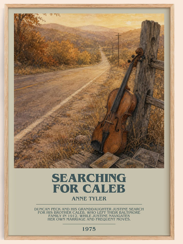 Searching For Caleb Bookish Wall Art by Anne Tyler