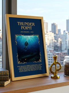 Thunder Point Minimalist Book Poster by Jack Higgins – image 3