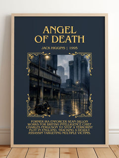 Angel Of Death Minimalist Book Poster by Jack Higgins – image 2