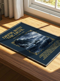 Drink With The Devil Minimalist Book Poster by Jack Higgins – image 4