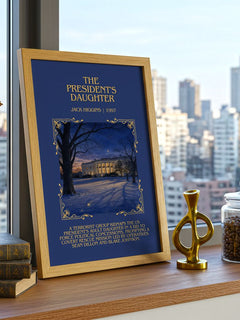 The President'S Daughter Minimalist Book Poster by Jack Higgins – image 3