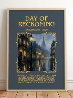 Day Of Reckoning Minimalist Book Poster by Jack Higgins – image 2