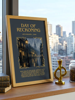Day Of Reckoning Minimalist Book Poster by Jack Higgins – image 3