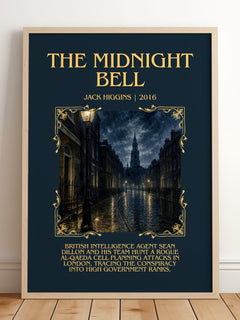 The Midnight Bell Minimalist Book Poster by Jack Higgins – image 2