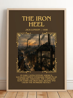 The Iron Heel Minimalist Book Poster by Jack London – image 2