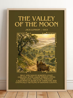 The Valley Of The Moon Minimalist Book Poster by Jack London – image 2