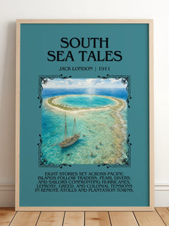 South Sea Tales Minimalist Book Poster by Jack London – image 2
