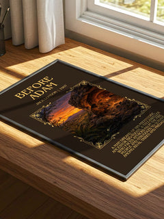 Before Adam Minimalist Book Poster by Jack London – image 4