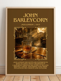 John Barleycorn Minimalist Book Poster by Jack London – image 2