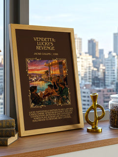 Vendetta: Lucky'S Revenge Minimalist Book Poster by Jackie Collins – image 3